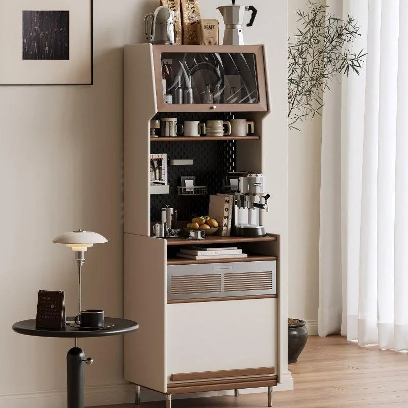 Dining side coffee small apartment integrated kitchen wall locker solid wood living room household locker tea
Dining side coffee small apartment integrated kitchen wall locker solid wood living room household locker tea