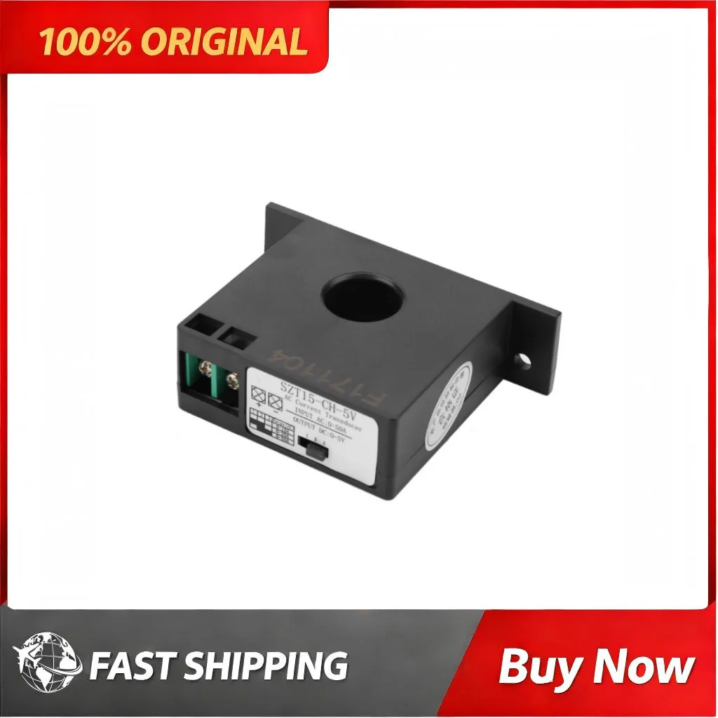 SZT15-CH-5V Current Transmitter AC 0-10/20/50A Current Transducer PLC Industrial Electrical Detection Monitoring Control System
SZT15-CH-5V Current Transmitter AC 0-10/20/50A Current Transducer PLC Industrial Electrical Detection Monitoring Control System