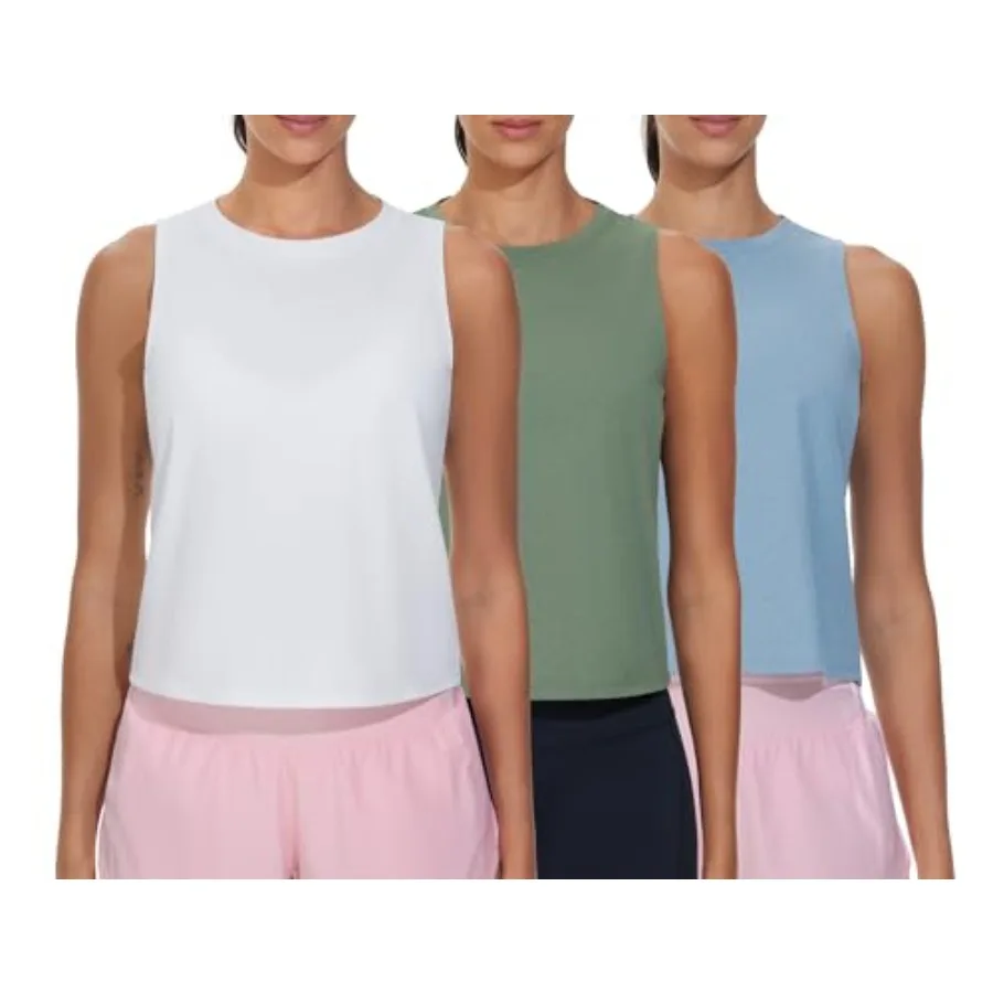 THE GYM PEOPLE Women's Workout Tank Tops 3 Pack Quick Dry Athletic Running Sleeveless Shirts
THE GYM PEOPLE Women's Workout Tank Tops 3 Pack Quick Dry Athletic Running Sleeveless Shirts
