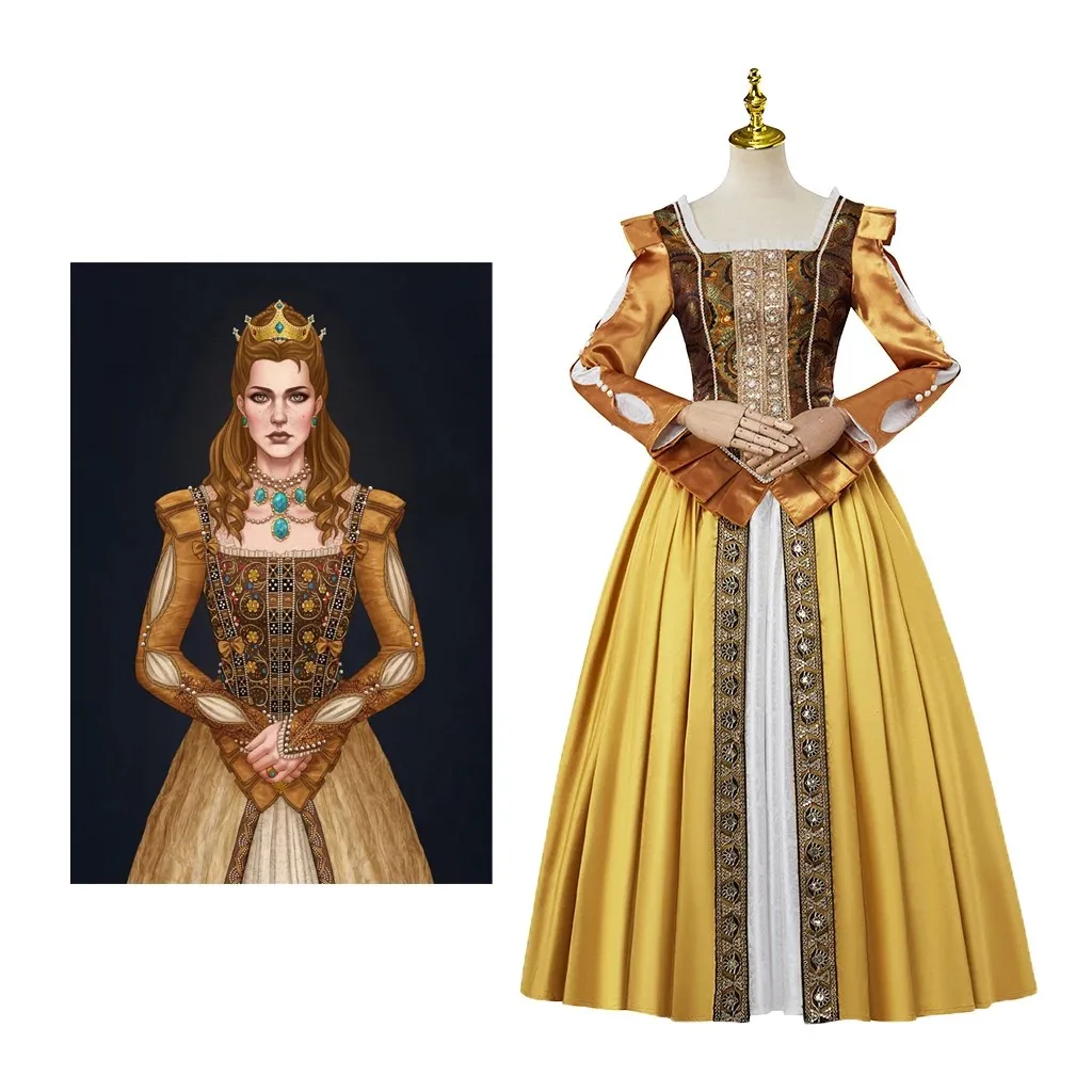Anna Henrietta Cosplay Costume Women Medieval Tudor Ball Gown Halloween Fancy Dress
Anna Henrietta Cosplay Costume Women Medieval Tudor Ball Gown Halloween Fancy Dress