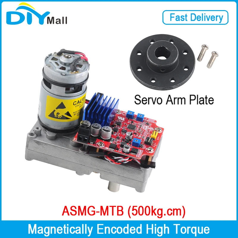 ASMG-MTB 500kg.cm High Power High Torque Servo Magnetic Encoded 360 Degree Robot Steering Motor Large Mechanical Arm
ASMG-MTB 500kg.cm High Power High Torque Servo Magnetic Encoded 360 Degree Robot Steering Motor Large Mechanical Arm