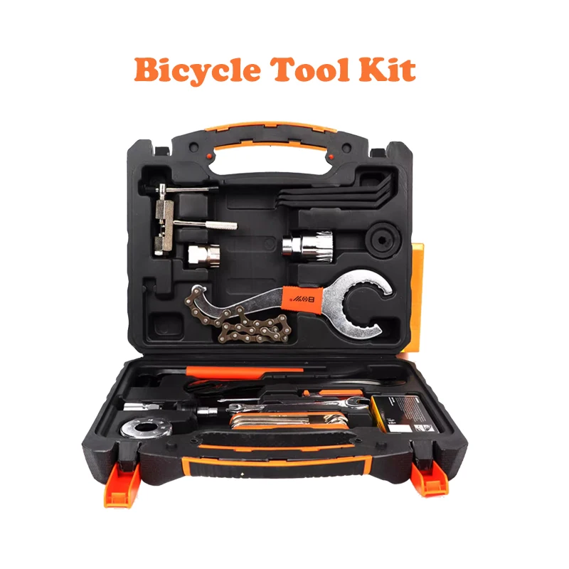 Bicycle Repair Tool Kits Portable Tyre Tool Set Bicycle Hand Repair Tools 16 in 1Professional Bike Multifunction Repair Tools
Bicycle Repair Tool Kits Portable Tyre Tool Set Bicycle Hand Repair Tools 16 in 1Professional Bike Multifunction Repair Tools