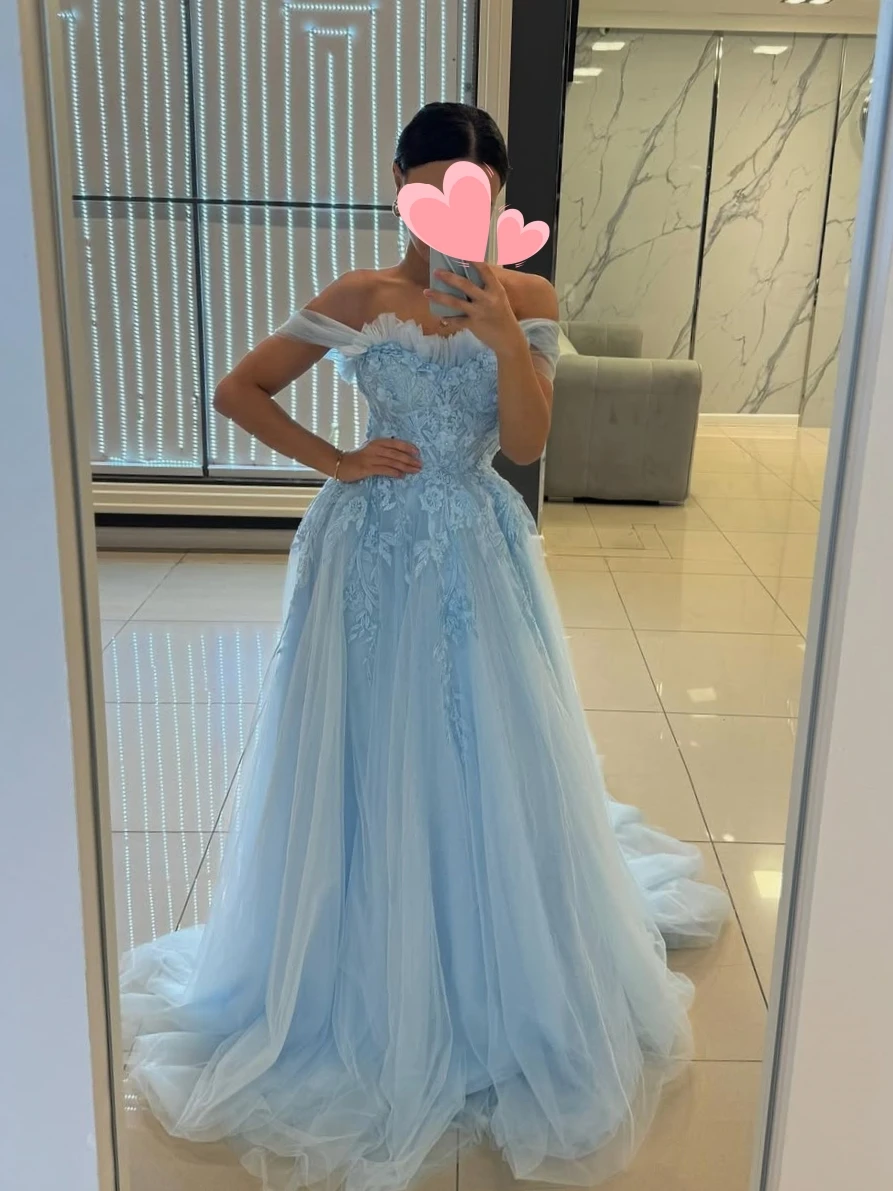 Oisslec Dress Elegant Vintage Sweet Sky-Blue Flowers Boat Neck A-Line Customize Formal Occasion Prom Dress Evening Party Gowns
Oisslec Dress Elegant Vintage Sweet Sky-Blue Flowers Boat Neck A-Line Customize Formal Occasion Prom Dress Evening Party Gowns