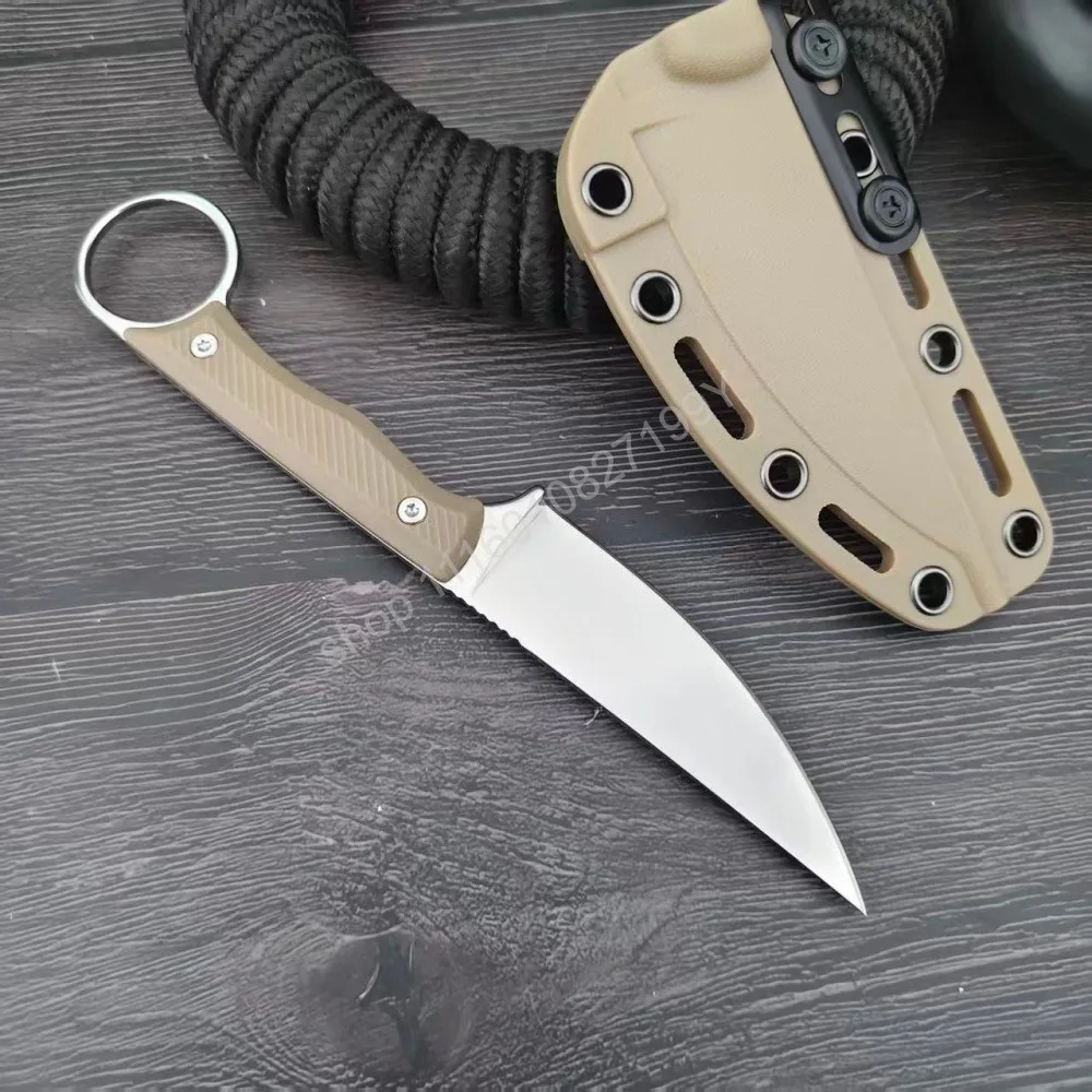 Nylon Fiber Handle Jungle Adventure Utility Straight Knife with Sheath EDC Outdoor Camping Portable Fishing Tools with Tail Ring
Nylon Fiber Handle Jungle Adventure Utility Straight Knife with Sheath EDC Outdoor Camping Portable Fishing Tools with Tail Ring