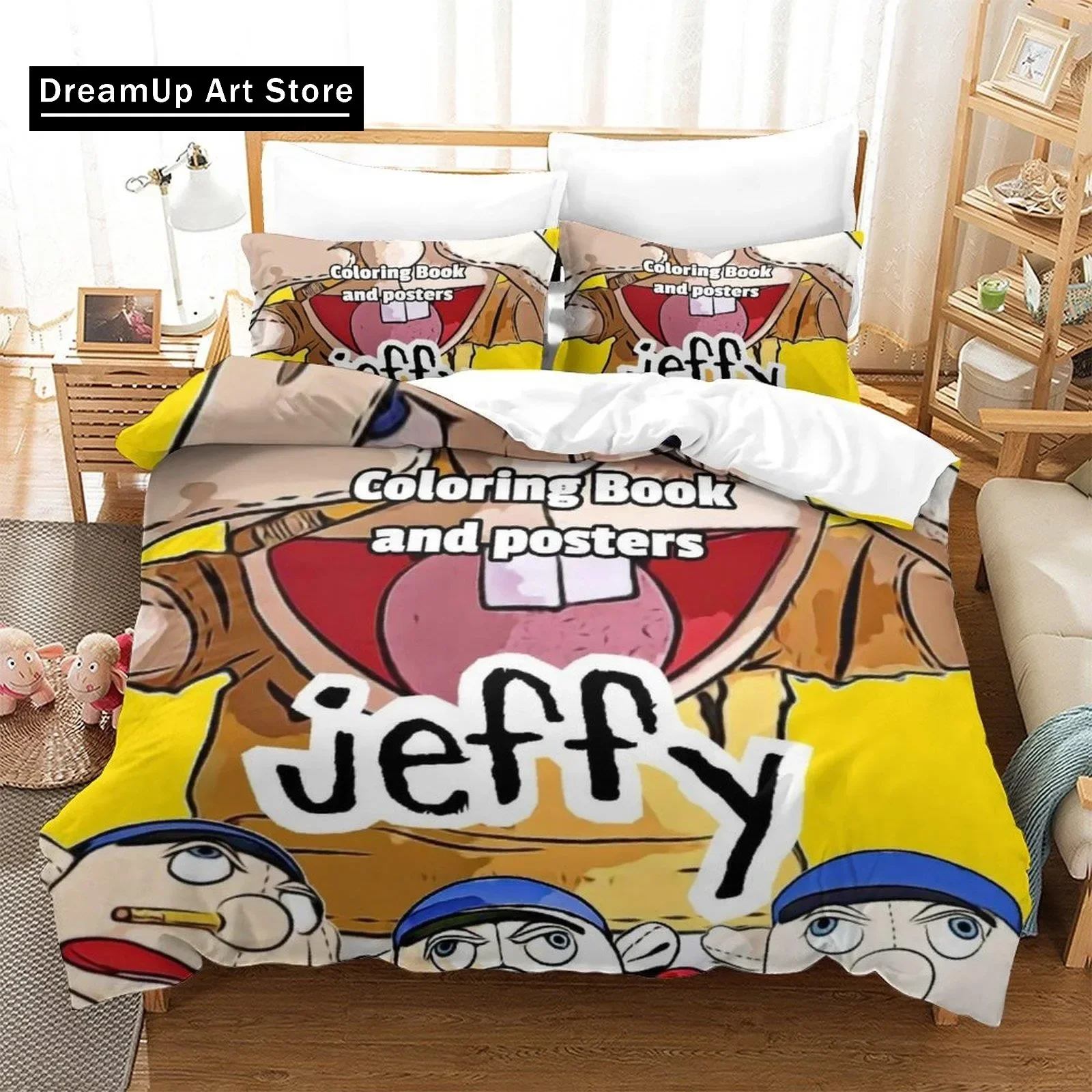 2025 Новый комплект постельного белья Jeffy Puppet Single Twin Full Queen King Size Комплект постельного белья для взрослых и детей Комплекты пододеяльников для спальни 3D Простыня в стиле аниме
2025 Новый комплект постельного белья Jeffy Puppet Single Twin Full Queen King Size Комплект постельного белья для взрослых и детей Комплекты пододеяльников для спальни 3D Простыня в стиле аниме
