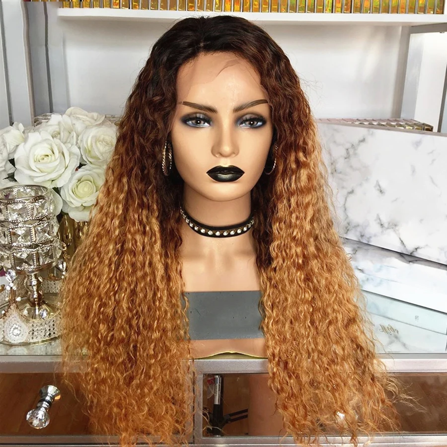 Soft Ombre Brown Kinky Curly 180Density 26Inch Long Lace Front Wig For Black Women With Baby Hair Preplucked Natural Hairline
Soft Ombre Brown Kinky Curly 180Density 26Inch Long Lace Front Wig For Black Women With Baby Hair Preplucked Natural Hairline