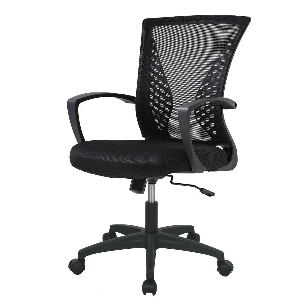 Home Office Chair Mid Back PC Swivel Lumbar Support Adjustable Desk Task Computer Ergonomic Comfortable Mesh Chair with Armrest
Home Office Chair Mid Back PC Swivel Lumbar Support Adjustable Desk Task Computer Ergonomic Comfortable Mesh Chair with Armrest