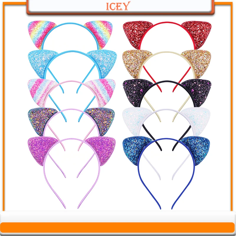 1pc Cat Ear Headband Candy-colored Onion Powder Sequined Headbands Princess Hairpin Tiara Headwear Scrunchie Hair Accessories
1pc Cat Ear Headband Candy-colored Onion Powder Sequined Headbands Princess Hairpin Tiara Headwear Scrunchie Hair Accessories