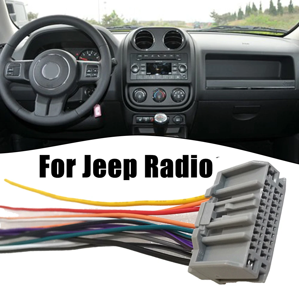 Car Audio Stereo Wiring Harness Adapter Plug For Jeep For Wrangler For Jeep For Compas Radio CD Cable Kitc
Car Audio Stereo Wiring Harness Adapter Plug For Jeep For Wrangler For Jeep For Compas Radio CD Cable Kitc
