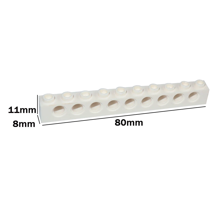 MOC Technology Assemble Particles Brick 1x10 with 9 Holes 2730 DIY Building Blocks Educational Toy for Kids
MOC Technology Assemble Particles Brick 1x10 with 9 Holes 2730 DIY Building Blocks Educational Toy for Kids