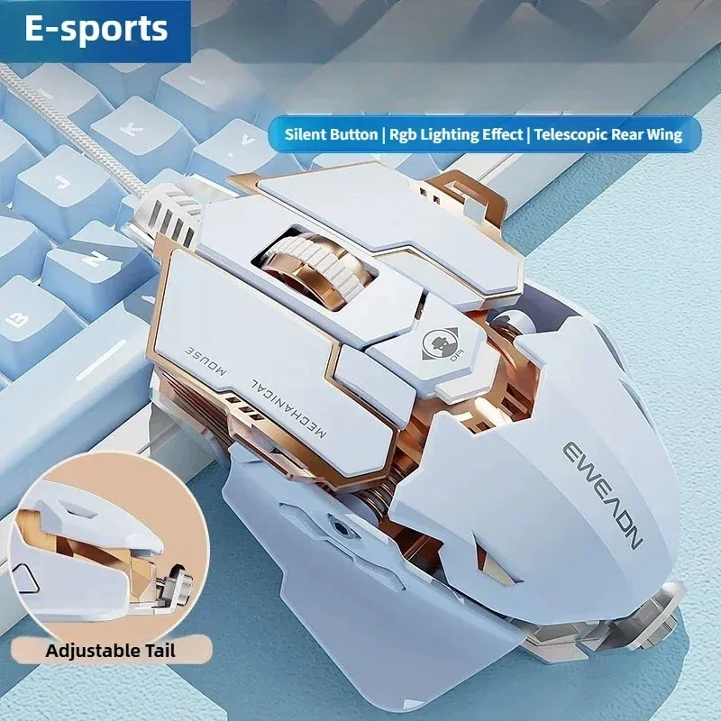 Mechanical 9 Button Macro Programming Game E-Sport Wired Mouse Ergonomic 12800 DPI RGB G5 Mice For Computer Laptop Gamer Gifts
Mechanical 9 Button Macro Programming Game E-Sport Wired Mouse Ergonomic 12800 DPI RGB G5 Mice For Computer Laptop Gamer Gifts