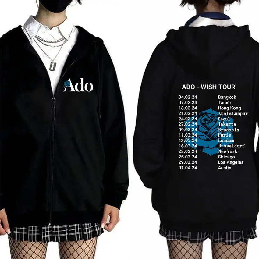 Ado Tour 2025 Merch Zipper Hoodie Men Women Fashion Oversized Zip Up Hoodies Unisex Y2k Japanese Style Jacket Male Vintage Coat
Ado Tour 2025 Merch Zipper Hoodie Men Women Fashion Oversized Zip Up Hoodies Unisex Y2k Japanese Style Jacket Male Vintage Coat