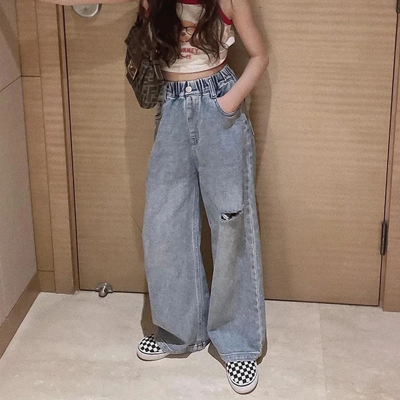 Casual Style Girls Trousers Loose Children Long Pants Spring Autumn Children Pants Elastic Waist Trousers Comfortable Clothes
Casual Style Girls Trousers Loose Children Long Pants Spring Autumn Children Pants Elastic Waist Trousers Comfortable Clothes