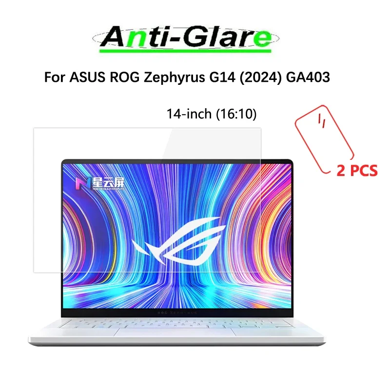 2X Антибликовая/Антибликовая Защита экрана для ASUS ROG Zephyrus G14 (2024) GA403 GA403U GA403UU GA403UV 14 "16:10
2X Антибликовая/Антибликовая Защита экрана для ASUS ROG Zephyrus G14 (2024) GA403 GA403U GA403UU GA403UV 14 "16:10