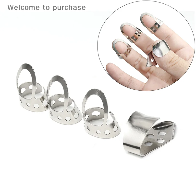 4pcs Banjo Pick Plectrum Silver Stainless Steel guitar finger perforated paddle Adjustable Fingerpicks Acoustic Guitar
4pcs Banjo Pick Plectrum Silver Stainless Steel guitar finger perforated paddle Adjustable Fingerpicks Acoustic Guitar