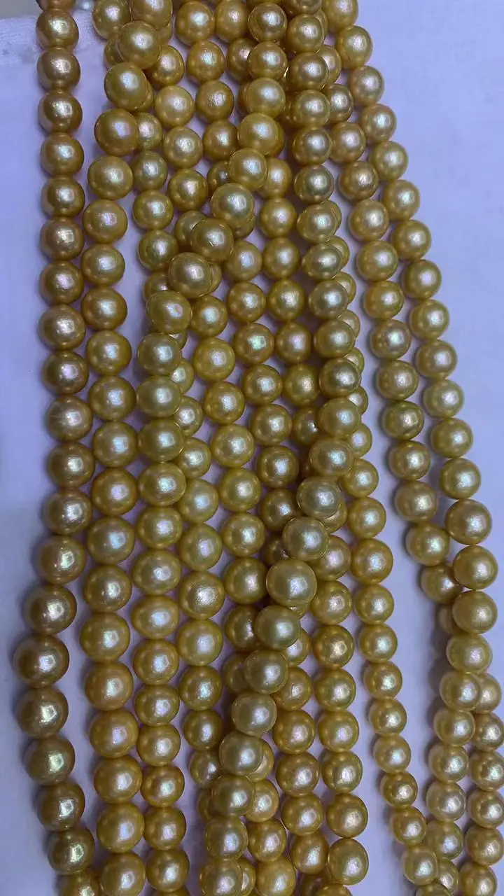 MADALENA SARARA 9mm-11mm Freshwater Pearl Round Shape Golden Color Women Necklace
MADALENA SARARA 9mm-11mm Freshwater Pearl Round Shape Golden Color Women Necklace