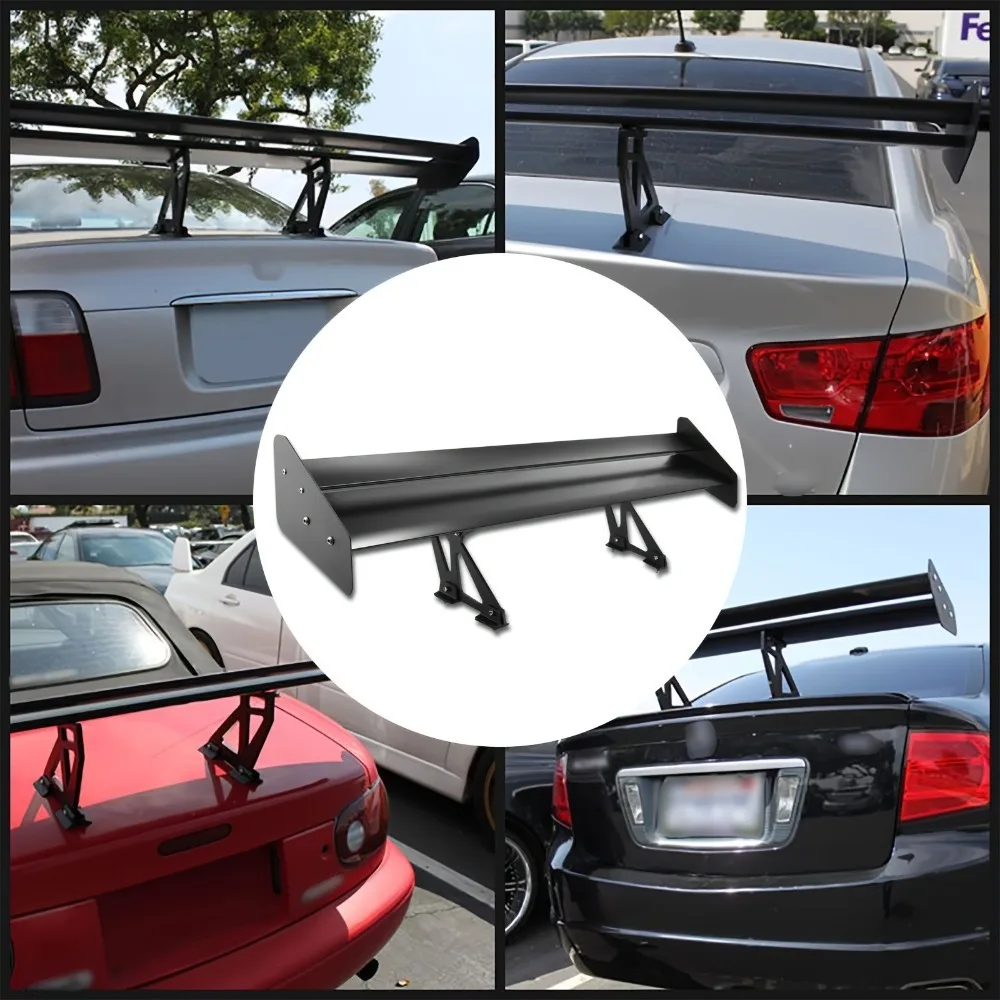 43/53 Inch Light Weight Adjustable GT Rear Trunk Wing Spoiler Universal Aluminum Alloy Black Hatchback Rear Wing Spoilers
43/53 Inch Light Weight Adjustable GT Rear Trunk Wing Spoiler Universal Aluminum Alloy Black Hatchback Rear Wing Spoilers