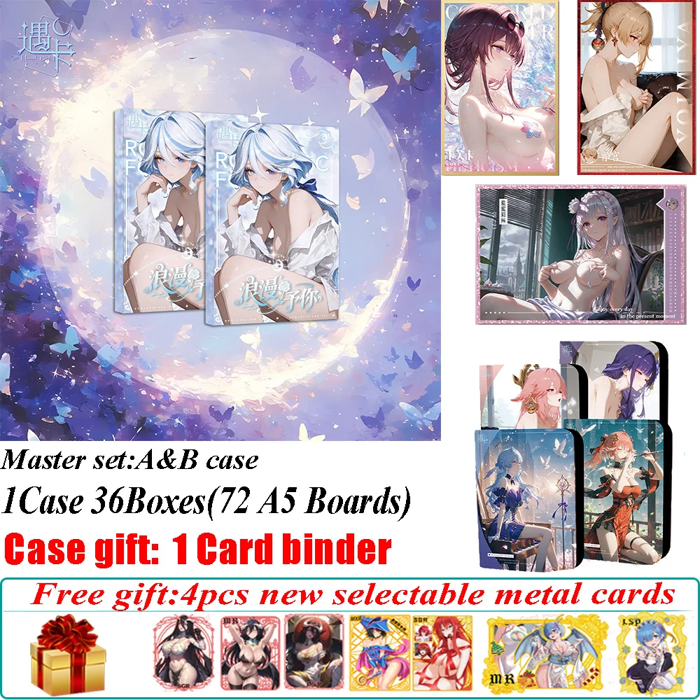 New A5 Waifu Boards Meet Card ROMANTIC FOR YOU Popular Anime Goddess Ganyu Hutao Yae Miko Shinobu TCG CCG Sexy Charm Boards
New A5 Waifu Boards Meet Card ROMANTIC FOR YOU Popular Anime Goddess Ganyu Hutao Yae Miko Shinobu TCG CCG Sexy Charm Boards