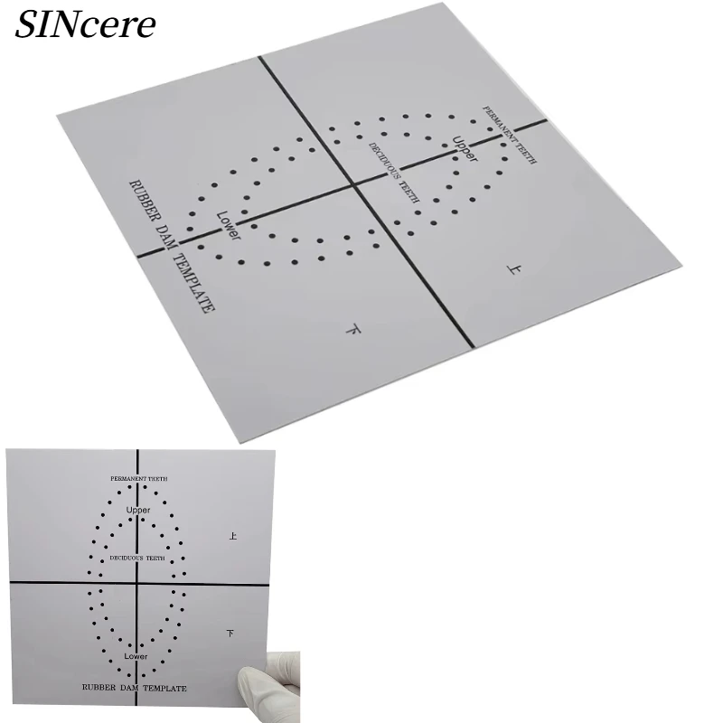 1pc Dental Rubber Dam Positioning Board Barrier Template Double Sided Punches Board Dentist Lab Instrument Tools
1pc Dental Rubber Dam Positioning Board Barrier Template Double Sided Punches Board Dentist Lab Instrument Tools