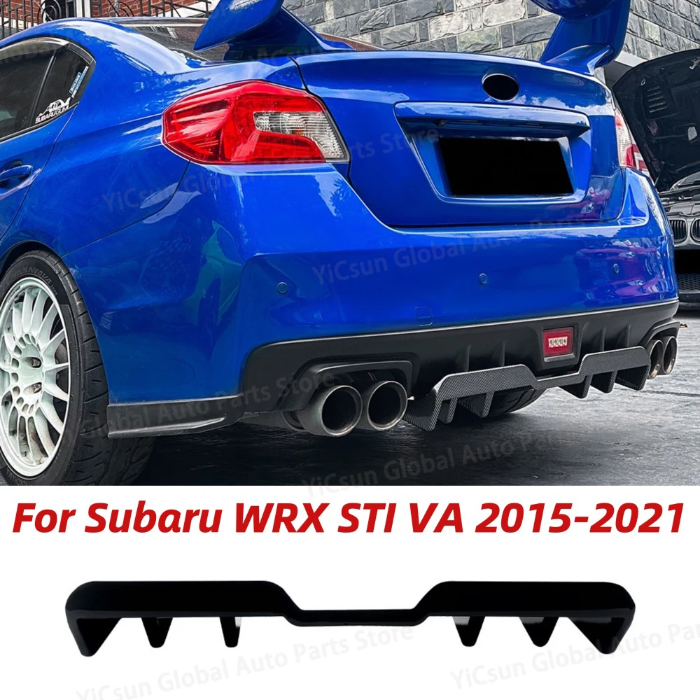 Для Subaru WRX STI VA 2015-2021 задний спойлер для губ задний лезвие комплект кузова модификация защитный глянцевый черный 
Для Subaru WRX STI VA 2015-2021 задний спойлер для губ задний лезвие комплект кузова модификация защитный глянцевый черный