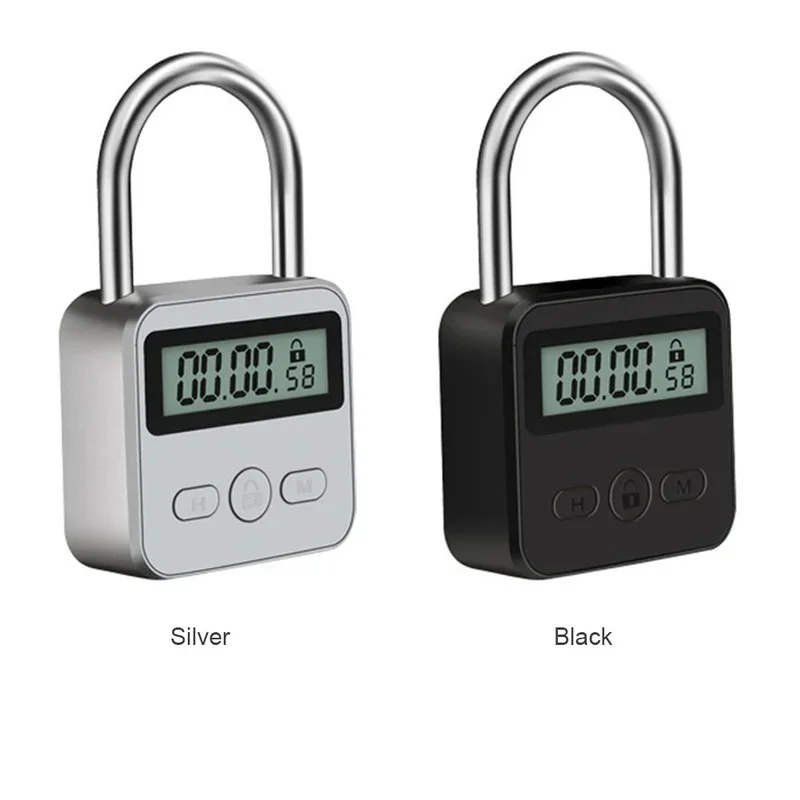 Smart Time Lock LCD Display Time Lock Multifunction Travel Electronic Timer, Waterproof USB Rechargeable Temporary Timer Padlock
Smart Time Lock LCD Display Time Lock Multifunction Travel Electronic Timer, Waterproof USB Rechargeable Temporary Timer Padlock