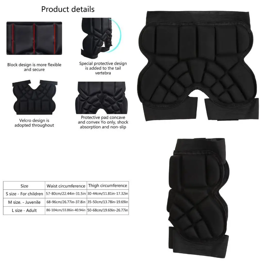 R6FE Kids Teens Butt Pad Hip Padded Shorts Crush Guard Tailbone Butt Pad Hip EVA Padded Shorts Protective Gear
R6FE Kids Teens Butt Pad Hip Padded Shorts Crush Guard Tailbone Butt Pad Hip EVA Padded Shorts Protective Gear