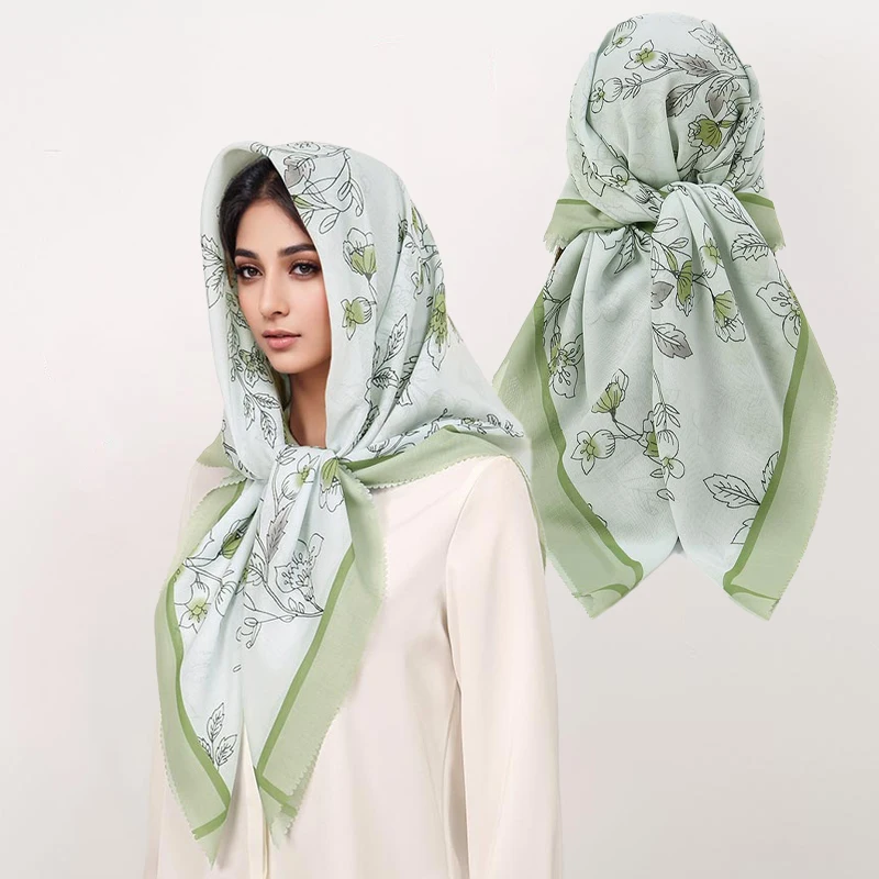 Luxury 110X110Cm Printed Square Scarf for Women Muslim Hijab Lady Bandana Scarves Hijab Girl Headband Handkerchief Bag Wrap
Luxury 110X110Cm Printed Square Scarf for Women Muslim Hijab Lady Bandana Scarves Hijab Girl Headband Handkerchief Bag Wrap 