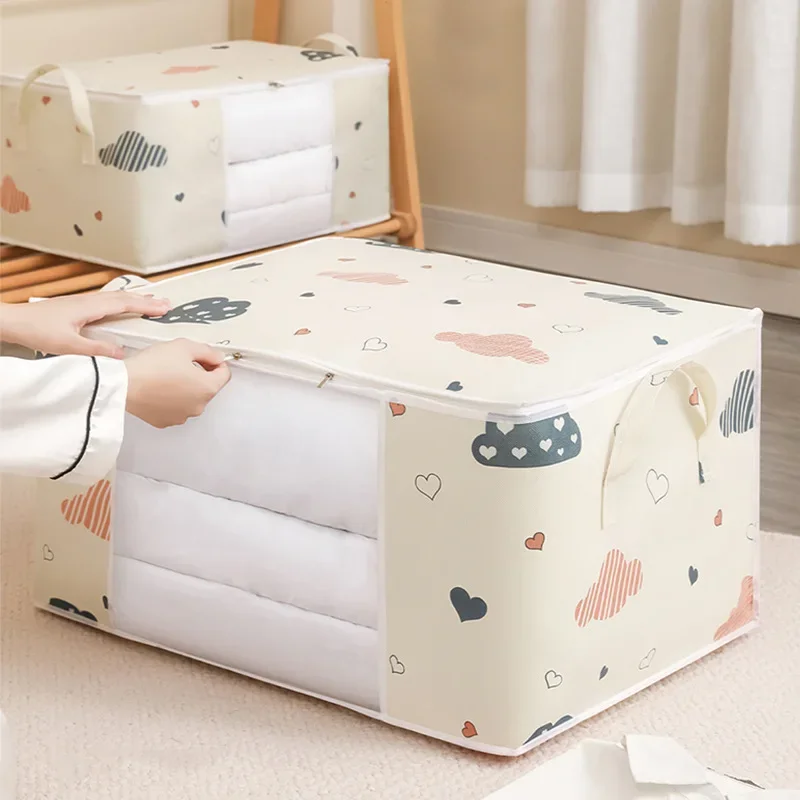 Wardrobe Clothes Organizer Non-Woven Fabric Comforter Storage Bag Blanket Organizer in Cabinets Cubes Duvet Storage Cover
Wardrobe Clothes Organizer Non-Woven Fabric Comforter Storage Bag Blanket Organizer in Cabinets Cubes Duvet Storage Cover