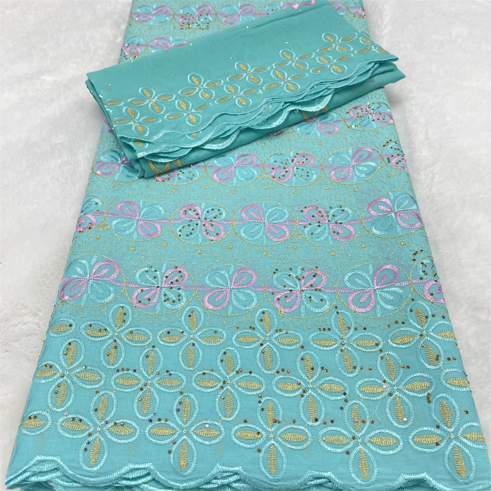 Hot Sale 5+2 Yards With Scarf Swiss Stones Lace Fabric Lace Embroidery African Cotton Fabrics Swiss Voile lace Dubai Style Sew
Hot Sale 5+2 Yards With Scarf Swiss Stones Lace Fabric Lace Embroidery African Cotton Fabrics Swiss Voile lace Dubai Style Sew