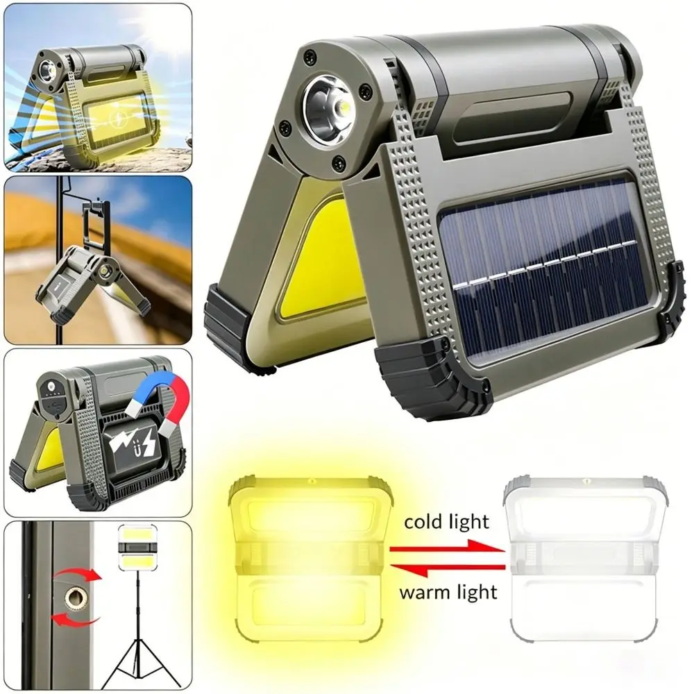 Magnetic Design Portable Camping Light Hanging Design LED Illumination Foldable Work Light Foldable Structure Compact Size
Magnetic Design Portable Camping Light Hanging Design LED Illumination Foldable Work Light Foldable Structure Compact Size