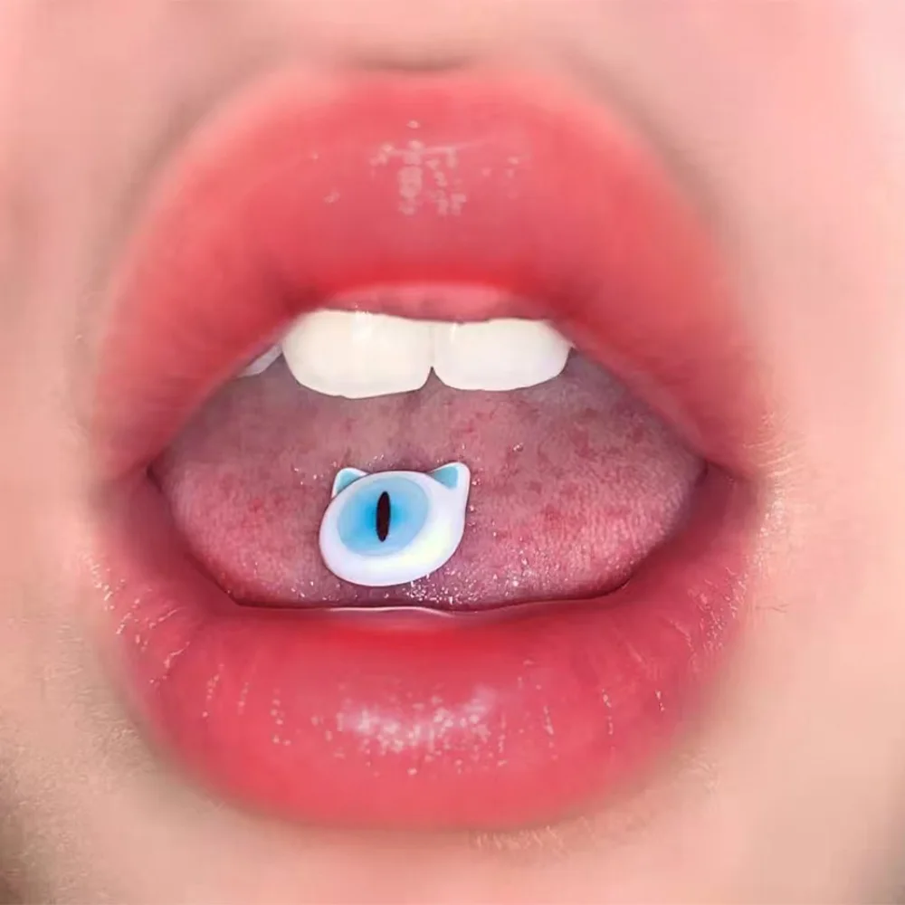 Little devil single eye tongue piercing outer thread stainless steel sweet spicy girl punk style body jewelry piercing
Little devil single eye tongue piercing outer thread stainless steel sweet spicy girl punk style body jewelry piercing
