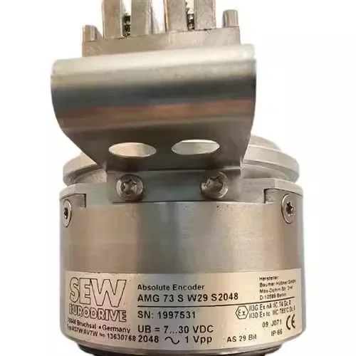 Baumer encoder AS7W/AV7W AMG73SW29S2048 1Vvp 7-30V 2048PPR SEW Absolute encoder
Baumer encoder AS7W/AV7W AMG73SW29S2048 1Vvp 7-30V 2048PPR SEW Absolute encoder