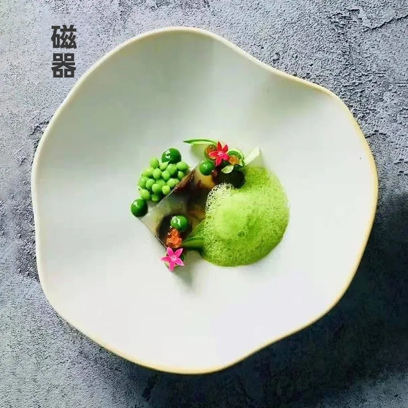 Creative Cerc Dining Set Restaurant Special Di Plating Clubhouse Dinnerware Matte Fini Irregular ape Chinese Sle
Creative Cerc Dining Set Restaurant Special Di Plating Clubhouse Dinnerware Matte Fini Irregular ape Chinese Sle
