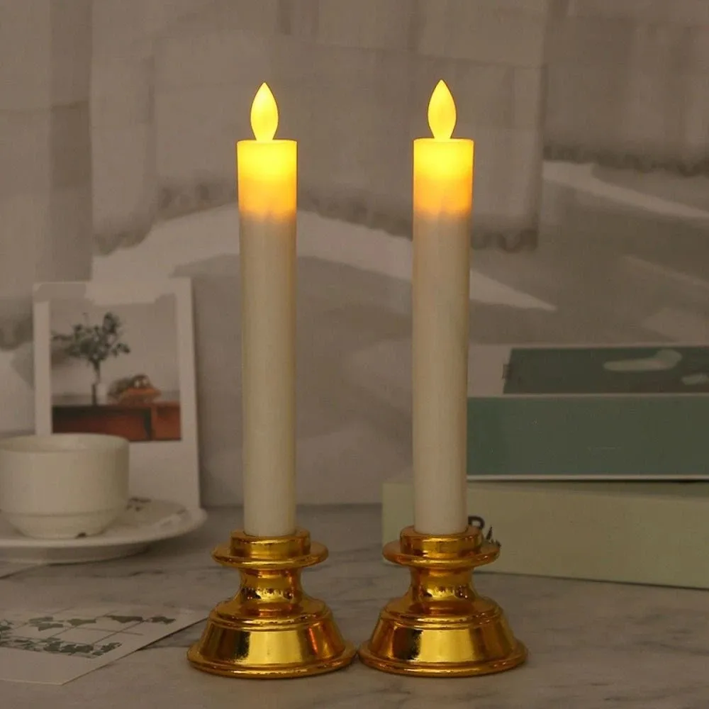 2Pcs Creative Electronic Candle Light Cordless Flameless Warm Glowing Candles Decorative Waterproof Simulated Candle Light
2Pcs Creative Electronic Candle Light Cordless Flameless Warm Glowing Candles Decorative Waterproof Simulated Candle Light