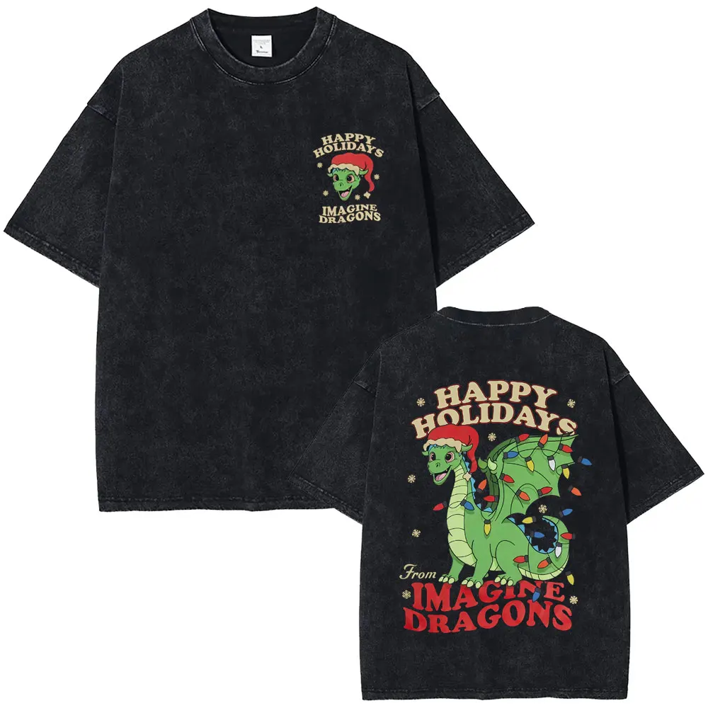 Happy Holidays From Imagine Dragons Cartoon Vintage Washed T-shirt Loom World Tour 2025 T Shirts Men 90s Rock Oversized T Shirt
Happy Holidays From Imagine Dragons Cartoon Vintage Washed T-shirt Loom World Tour 2025 T Shirts Men 90s Rock Oversized T Shirt