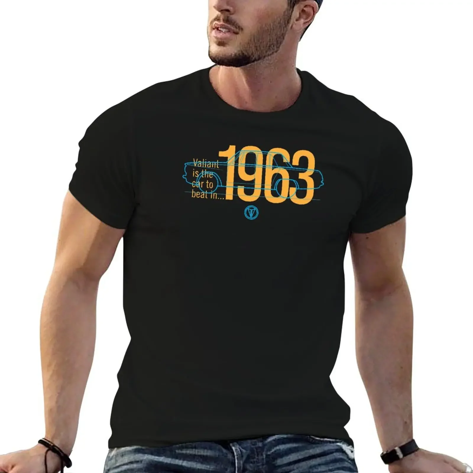1963 Valiant (Sedan) - The Car to Beat T-Shirt korean fashion anime tshirt fitted t shirts for men
1963 Valiant (Sedan) - The Car to Beat T-Shirt korean fashion anime tshirt fitted t shirts for men