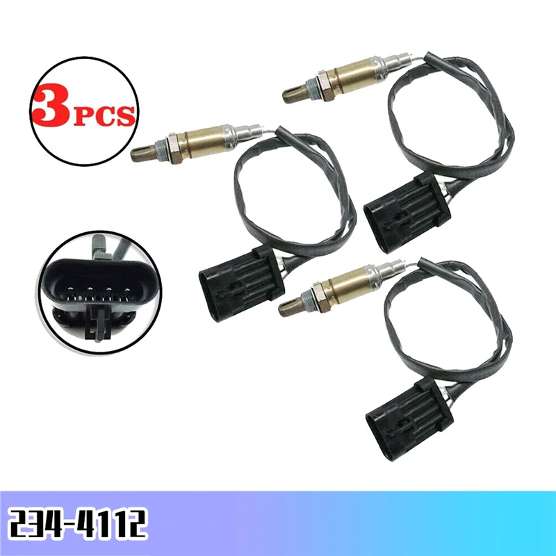 3PCS Car Oxygen Sensor 234-4112 For Chevy Blazer S10 GMC Jimmy Olds Bravada 4.3L 1996-2001 Accessories 
3PCS Car Oxygen Sensor 234-4112 For Chevy Blazer S10 GMC Jimmy Olds Bravada 4.3L 1996-2001 Accessories