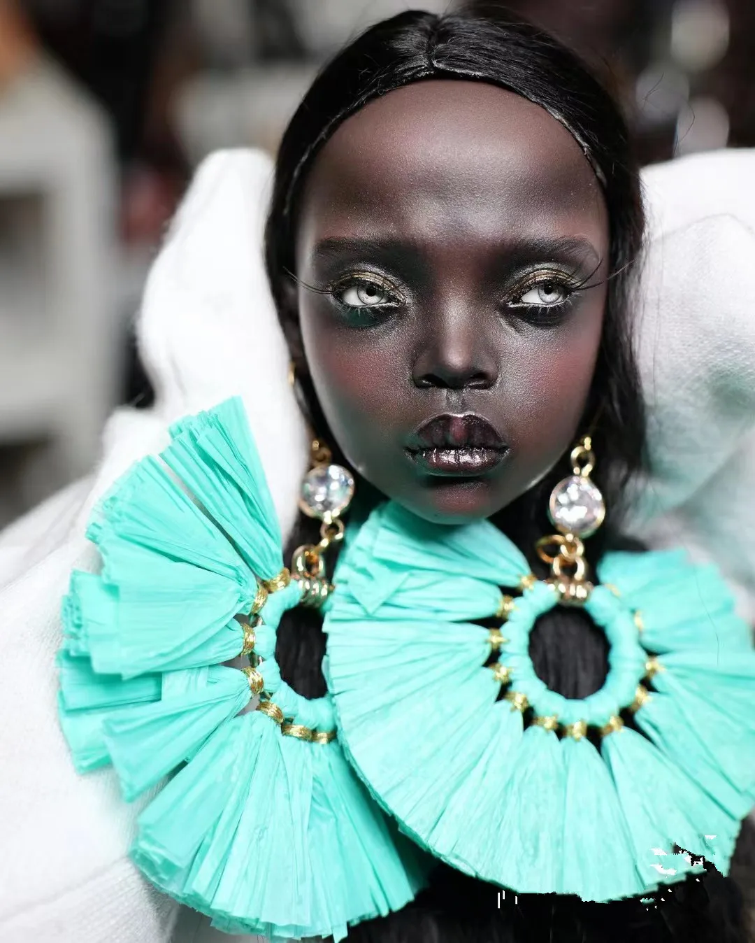 Tawny Pelosi 1/4 Scale SD BJD Doll 39.5cm Resin Toy Black Skin Spot Makeup Russian Style Collectible Miniature Figure 
Tawny Pelosi 1/4 Scale SD BJD Doll 39.5cm Resin Toy Black Skin Spot Makeup Russian Style Collectible Miniature Figure