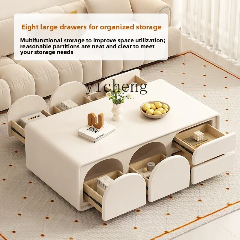 TQH Cream Wind Coffee Table Living Room Home TV Cabinet Small Apartment Creative Light Luxury Combination Cabinet
TQH Cream Wind Coffee Table Living Room Home TV Cabinet Small Apartment Creative Light Luxury Combination Cabinet