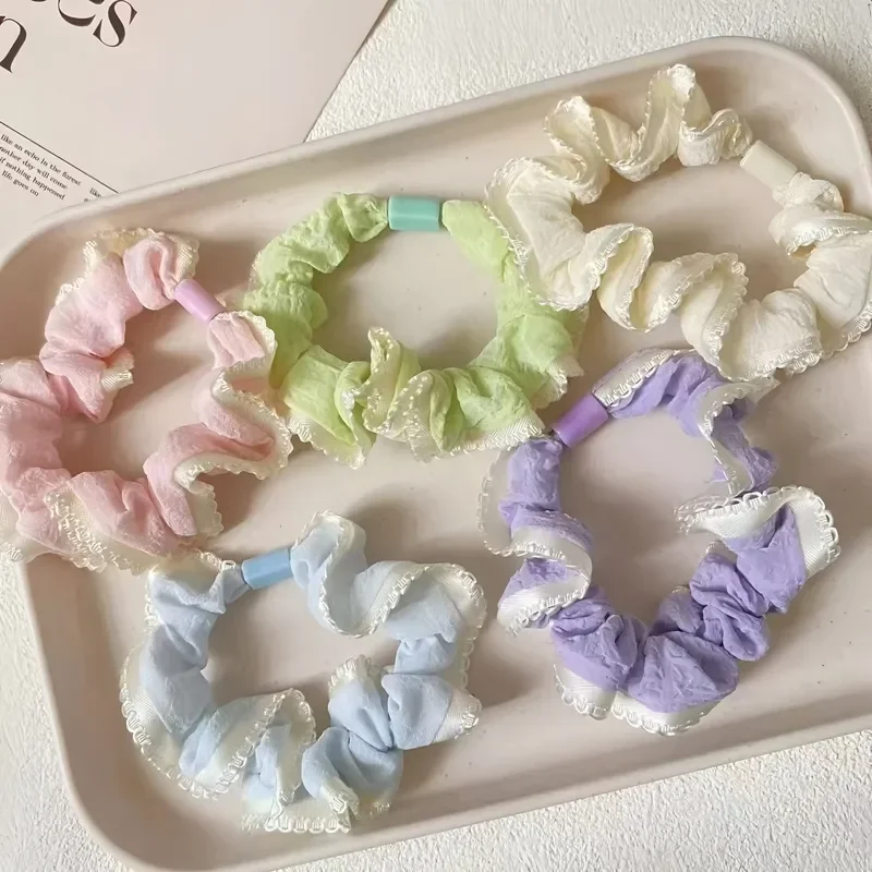 Fresh Lace Puff Large Intestine Hair Band for Women Lace Simple Ponytail Hair Rope High Elastic Hair Tie Rubber Band
Fresh Lace Puff Large Intestine Hair Band for Women Lace Simple Ponytail Hair Rope High Elastic Hair Tie Rubber Band
