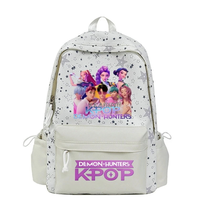 KPop Demon Hunters Backpack Print Capacity Backpack Lightweight Cute Daypack Schoolbag Girl Casual Travel Mochila
KPop Demon Hunters Backpack Print Capacity Backpack Lightweight Cute Daypack Schoolbag Girl Casual Travel Mochila