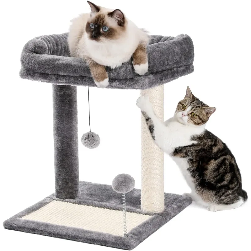 Road Cat Scratching Post Bed, Featuring with Soft Perch Sisal-Covered Scratch Posts and Pads with Play Ball Great for Kittens
Road Cat Scratching Post Bed, Featuring with Soft Perch Sisal-Covered Scratch Posts and Pads with Play Ball Great for Kittens