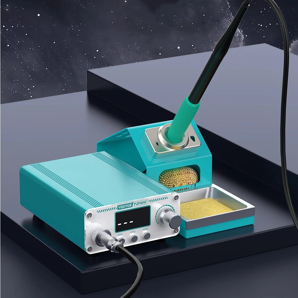 UYUE Portable 75W T210C Soldering Station 90°C- 480°Cadjustable AC100-240V Dual Power Option
UYUE Portable 75W T210C Soldering Station 90°C- 480°Cadjustable AC100-240V Dual Power Option