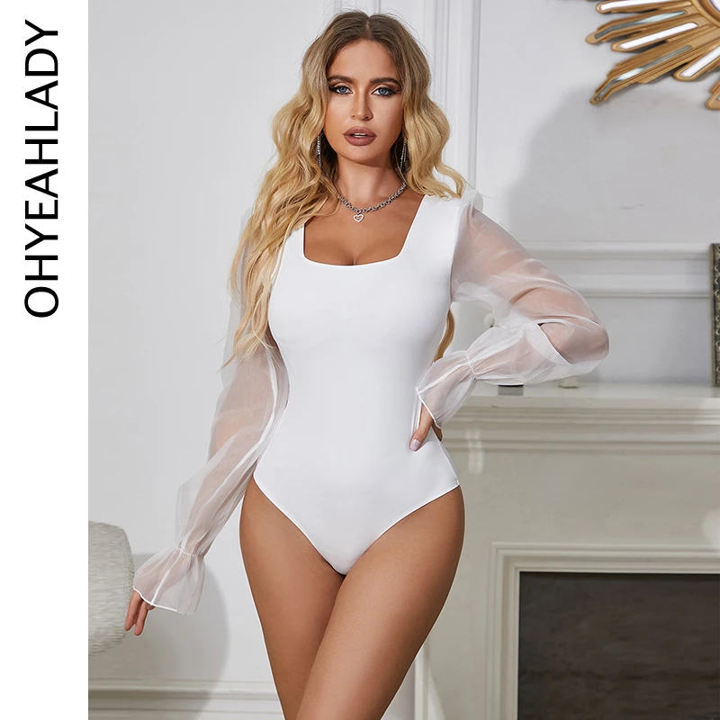 Ohyeahlady женское прозрачное сетчатое боди с длинными рукавами, белый комбинезон, прозрачный комбинезон с промежностью, открывающееся, большие размеры, сексуальное нижнее белье Тедди
Ohyeahlady женское прозрачное сетчатое боди с длинными рукавами, белый комбинезон, прозрачный комбинезон с промежностью, открывающееся, большие размеры, сексуальное нижнее белье Тедди