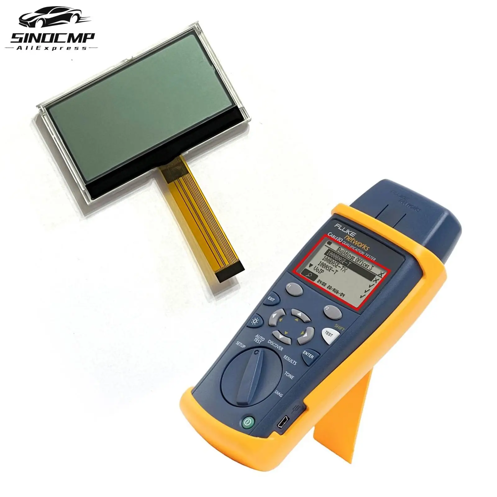 Dashboard LCD Display Screen 754082022602 For Fluke Networks CIQ-100 Qualification Tester Instrument LCD Screen Accessories
Dashboard LCD Display Screen 754082022602 For Fluke Networks CIQ-100 Qualification Tester Instrument LCD Screen Accessories