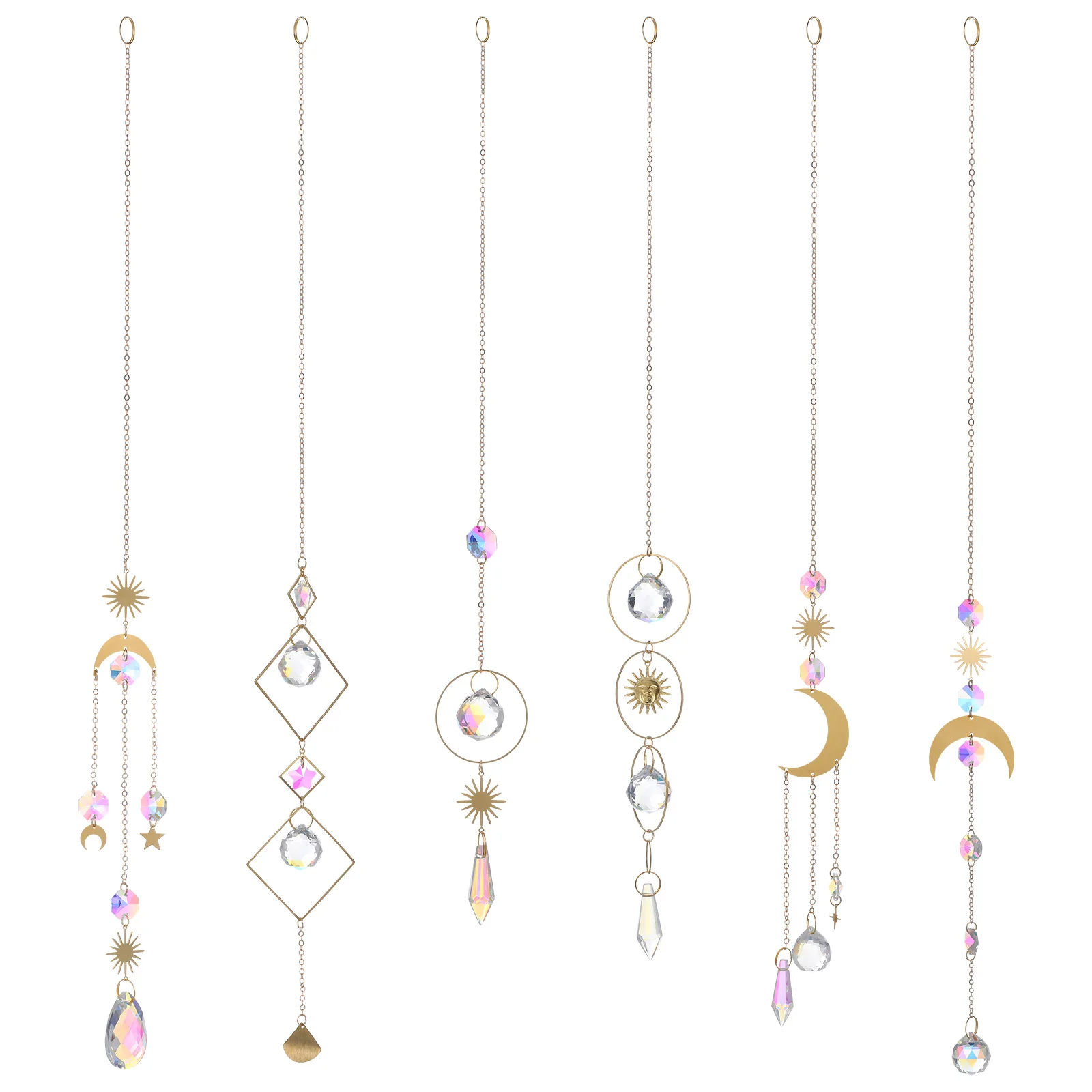 6pcs Suncatcher Decorations Crystal Ornament For The Home for Windows Gardens Home Party Festive DIY Crystal Pendant
6pcs Suncatcher Decorations Crystal Ornament For The Home for Windows Gardens Home Party Festive DIY Crystal Pendant