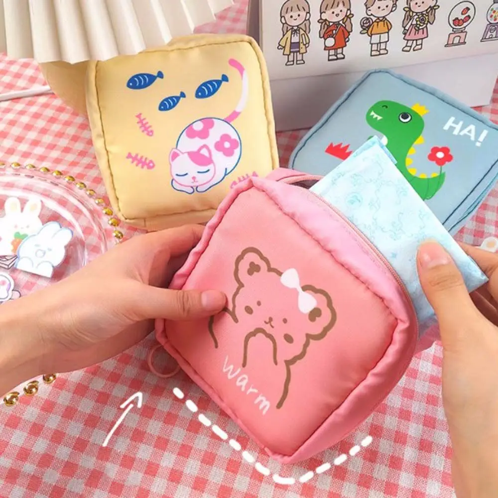 Cute Cartoon Pattern Waterproof Sanitary Pads Storage Dinosaur Cat Cosmetic Bag Coin Purse Lipstick Pouch Sanitary Napkin Bag
Cute Cartoon Pattern Waterproof Sanitary Pads Storage Dinosaur Cat Cosmetic Bag Coin Purse Lipstick Pouch Sanitary Napkin Bag