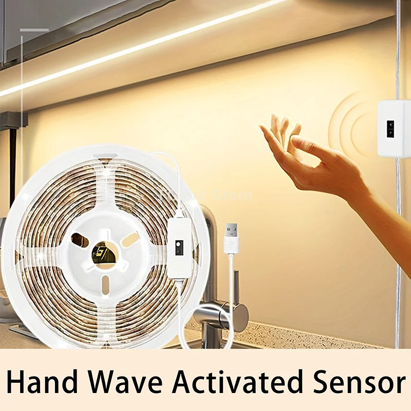 USB Powered TV LED Backlight, Hand Sweep Motions on/off Diode Kitchen Light Strip 5V DC with Double sided Tape
USB Powered TV LED Backlight, Hand Sweep Motions on/off Diode Kitchen Light Strip 5V DC with Double sided Tape