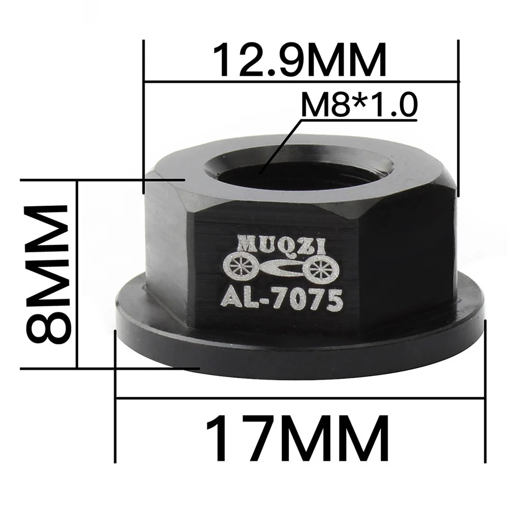 Balance Bike Sliding Flower Drum Nut M8 Flange Front Wheel Rear Wheel Screw 7075 Aluminum Alloy (Black)
Balance Bike Sliding Flower Drum Nut M8 Flange Front Wheel Rear Wheel Screw 7075 Aluminum Alloy (Black)