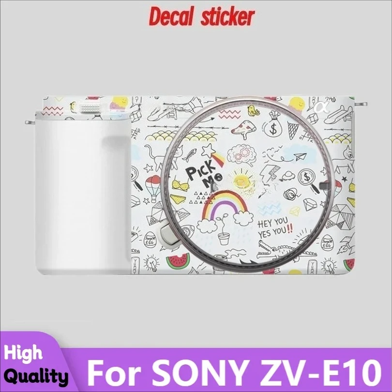 For SONY ZV-E10 Decal Skin Vinyl Wrap Film Camera Body Protective Sticker Anti-Scratch Protector Coat
For SONY ZV-E10 Decal Skin Vinyl Wrap Film Camera Body Protective Sticker Anti-Scratch Protector Coat